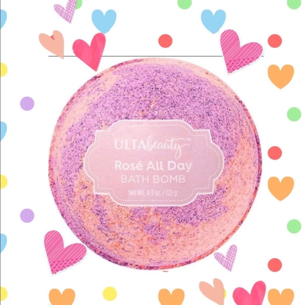 Bundle of 3-ULTA Beauty Rose All Day bath bomb